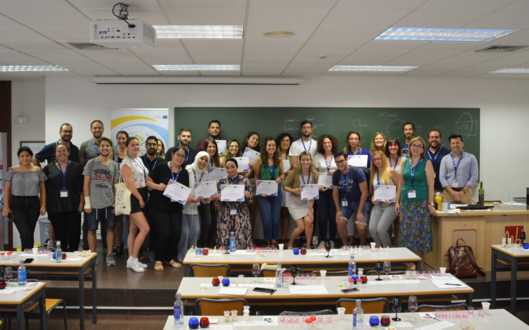 Éxito de participación en nuestro taller para estudiantes de doctorado sobre la “EVALUACIÓN SENSORIAL DE LOS ALIMENTOS Y SU USO EN LA PRÁCTICA” ( Multiplier Event EuroDisBioFood)